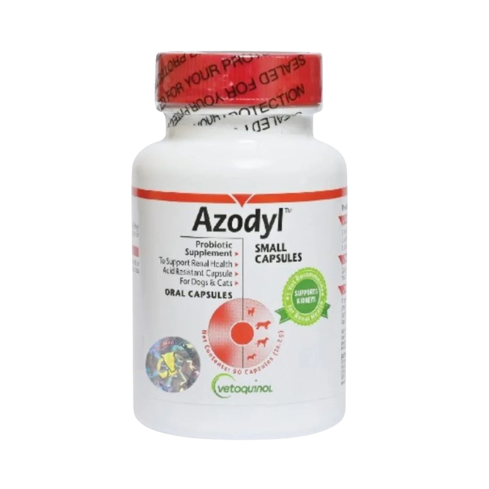 Azodyl Small Capsules - Probiotic Kidney Support for Cats & Dogs