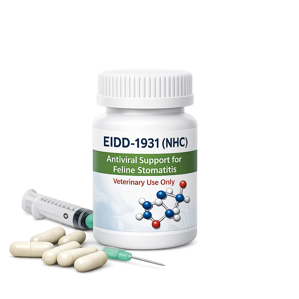 EIDD-1931 (NHC) - Antiviral Support for Feline Herpesvirus Calicivirus Stomatitis