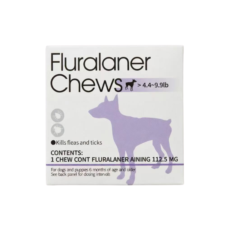 Fluralaner Chewable Tablets for Dogs - Up to 12 Weeks Flea & Tick Protection