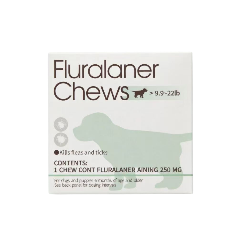 Fluralaner Chewable Tablets for Dogs - Up to 12 Weeks Flea & Tick Protection