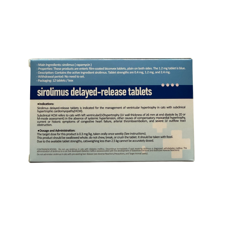 Sirolimus (Rapamune® / Rapamycin) – Advanced Support for Feline Hypertrophic Cardiomyopathy (HCM)