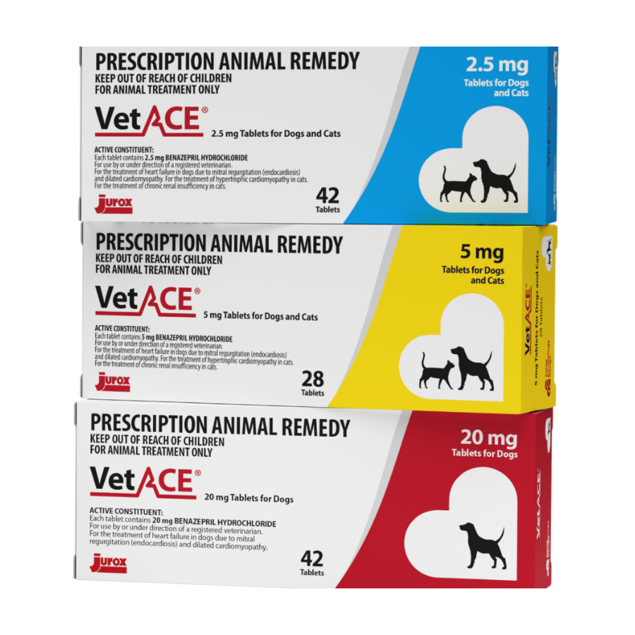VetACE® Benazepril Hydrochloride Tablets - Support for Heart & Kidney Health in Dogs & Cats